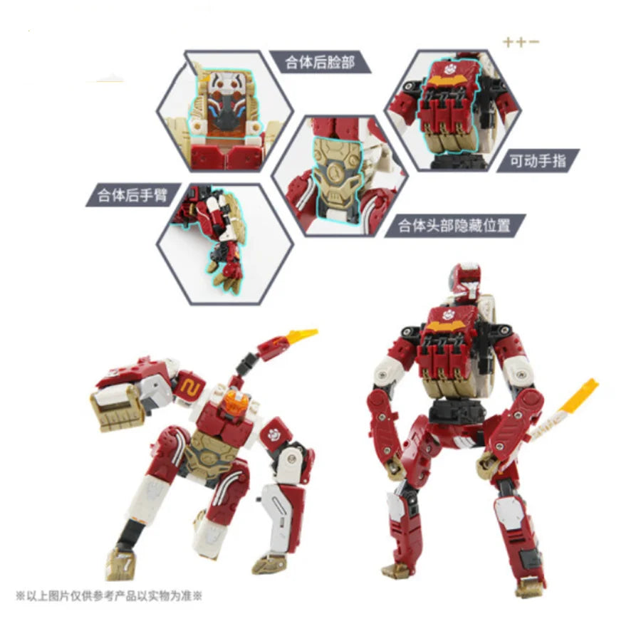 BeastBox Deformation Robots Transformation Animal Toy Cube Model Electric Eye And Mindust Action Figure Jugetes For Gifts