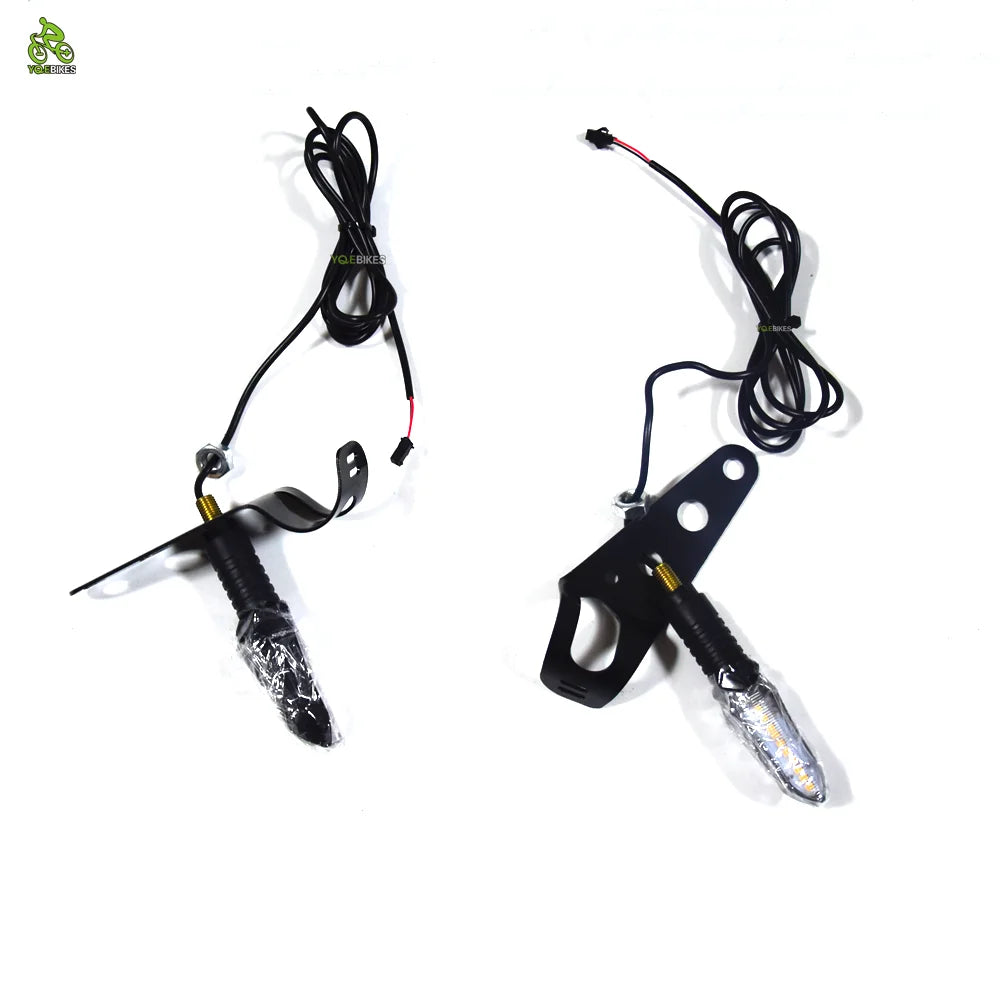 Super Bright 73 EBike Front Light Rear Light Kit Set Turn Signals 48V Ebike Headlight Set with Horn Electric Bicycle HeadLight