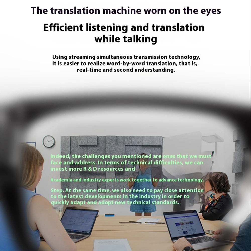 New INMO Go2 Smart AR Glasses Wireless AI Assistant Glasses Music/Call/Translation/Teleprompter/Navigation/Bluetooth Audio