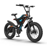 AOSTIRMOTOR NEW S18-MINI Ebike 500W Motor 48V 15Ah Electric Mountain Bike 20Inch 4.0 Fat Tire Bicycle Beach Cycling