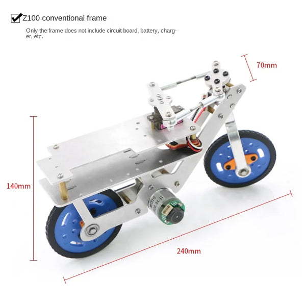 Arduino Motorbike Self-Balancing Metal CNC Machined Mini Bike For Arduino Robot Car with ...