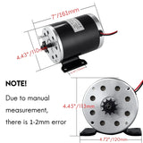 MY1020 Brush Motor 36V Scooter Motor 48V DC High Speed 500W 1000W Motors Mid Drive for Electric Bicycle E-Bike