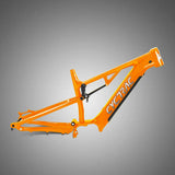 TWITTER Ebike Frame CYC-EM6 Mid Drive Electric Bicycle Frames 29er Full Suspension Alu Alloy eMTB Frame frameset