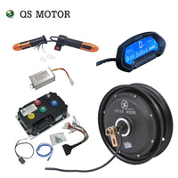 SiAECOSYS QSMOTOR 10x2.15inch 205 3000W 60V 80kph Hub Motor with SIAYQ72120 controller and kits for Electric Scooterr