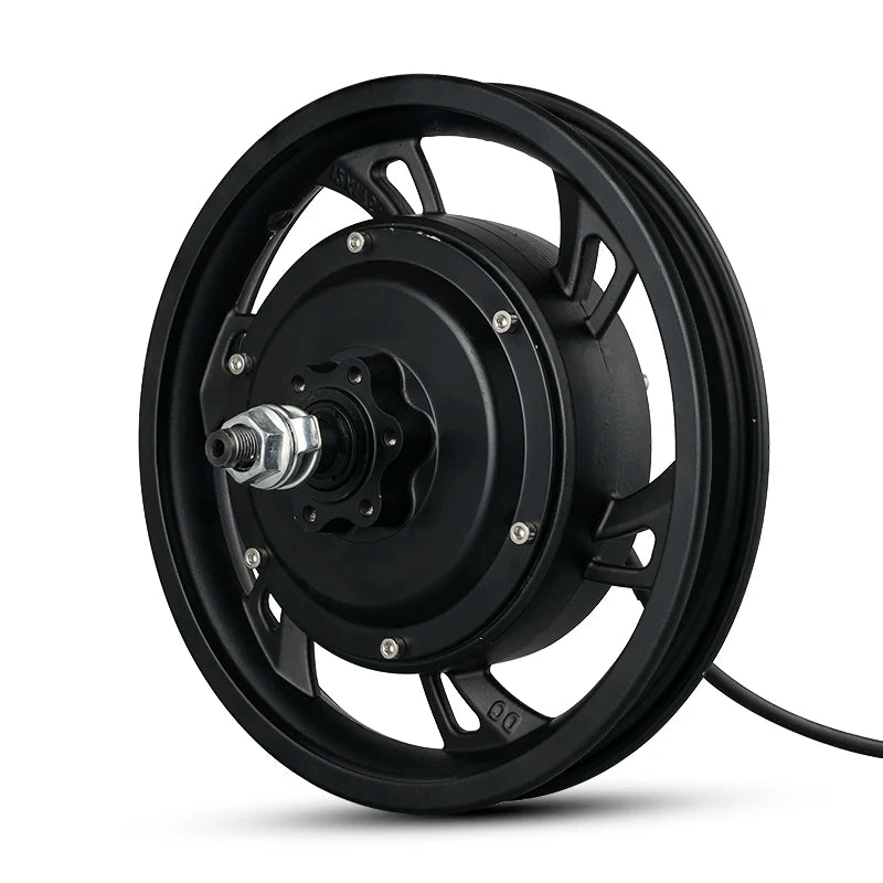 12-Inch Electric Scooter & Folding E-Bike Rear Hub Motor Wheel - 36V 350W / 48V 500W Brushless Motor (With / Without Tire)