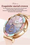 Gaines H20 Women Fashion Smart Watch Bluetooth Calling Wristwatch Health Monitoring AI Voice Sports Fitness Lady Luxury Smartwat