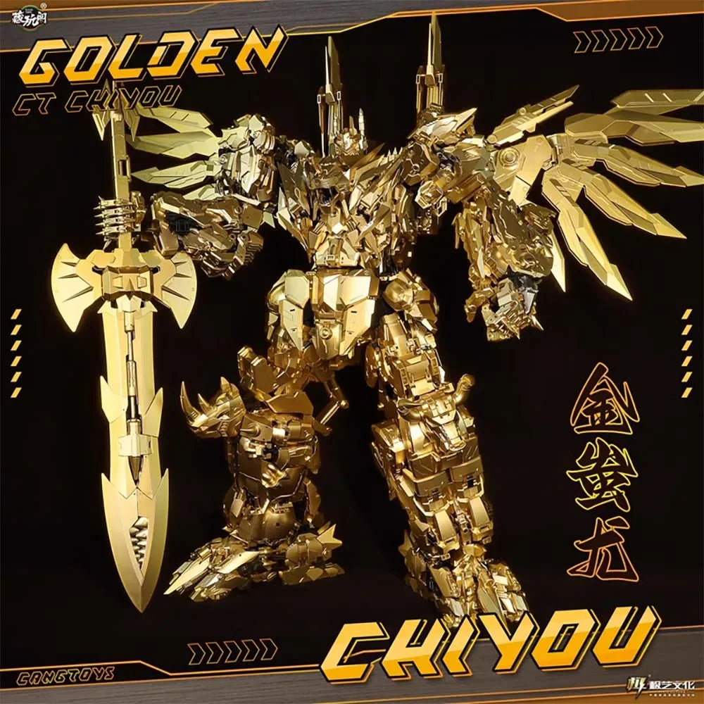 New Transformation Toys Robot Cang Toys CT CY-04SP KingLion & CT CY-07SP Dasirius 2 set gold Ver. Action Figure toy In Stock