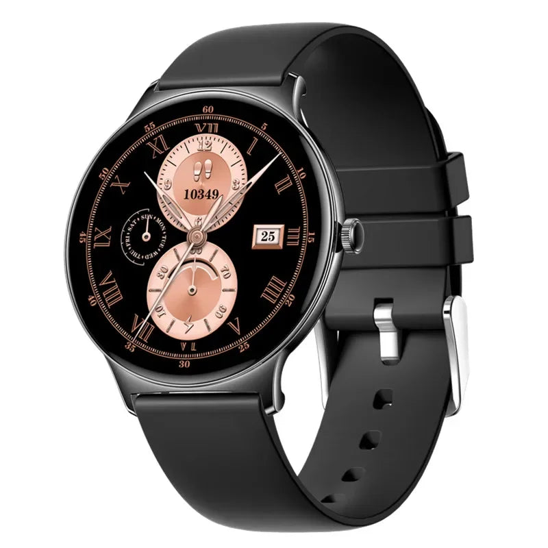 Gaines V89 Women Smart Watch 1.43inch Amoled Large Screen Bluetooth Calling Health Monitoring DA09 Fashion Ladies Smartwatch