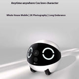 Rolamini Intelligent Robot Kids Pet Companionship Mobile Camera Remote Control 5000mah Long Battery Life Potable For Kids Pet