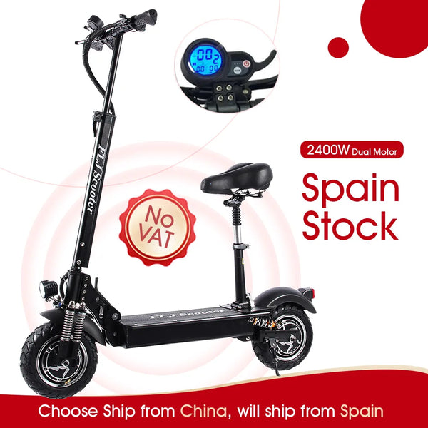 EU Stock FLJ 2400W Electric Scooter with dual Motor motorcycle bicycle e kick scooters