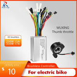 Electric Bike Brushless Controller 24V/36V/48V 250W/350W Brushless Speed Controller For Electric Scooter 6Mos With Hall Reverse