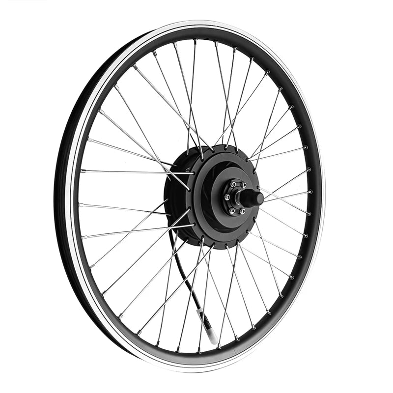 KUNRAY 48V 500W Electric Brushless Gear Hub Motor 20" 26" Front Motor Wheel Ebike Conversion Kit Bldc Controller KT LCD5 Display