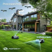 Wireless Robot Lawn Mower 0.75 Acre/ 32,000Sq. Ft with Smart APP Control Vision AI System & RTK Path Planning