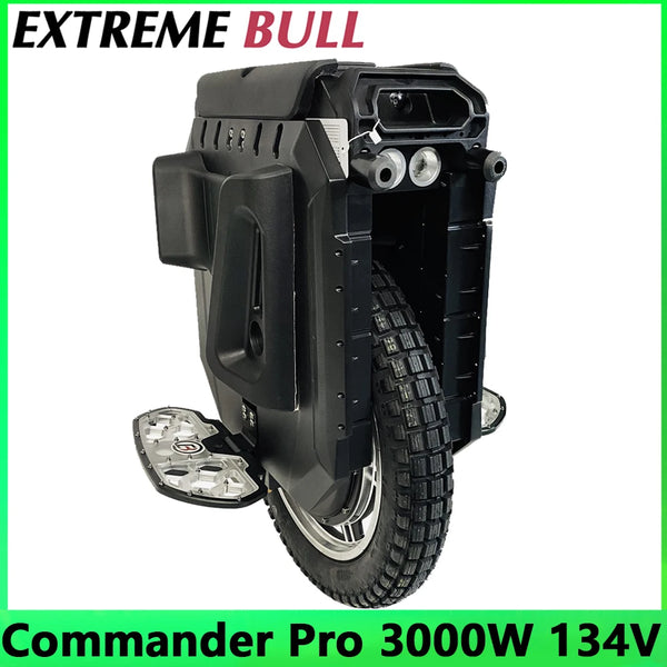 In Stock Begode EXTREME BULL Commander Pro Electric Unicycle 3000W 134V 3600Wh EUC Wheel Monowheel GW CNC Pedals