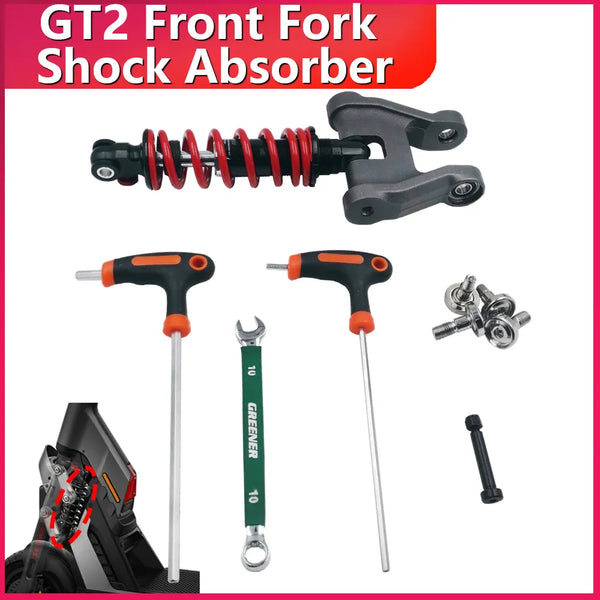 Original Softer Version Shock Front Fork Shock Absorber Suspension Electric Scooter GT2 Softer Shock Absorber Scooter Accessorie