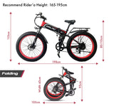 Powerful SMLRO S11 1000W Folding Ebike Convenient and Durable Aluminum Alloy Fat Electric Bicycle for Men and Women