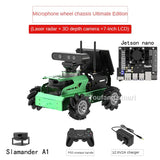 JetAuto ROS 4WD Robot Car with Lidar Depth Camera Touch Screen for Jetson Nano Robot DIY Kit Support SLAM Mapping and Navigation