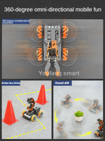 4WD Mecanum Wheel Robot Car with Camera Claw 4 Dof Robot Arm for Raspberry Pi 4B Robot DIY Kit Open Source AI Python Starter Kit