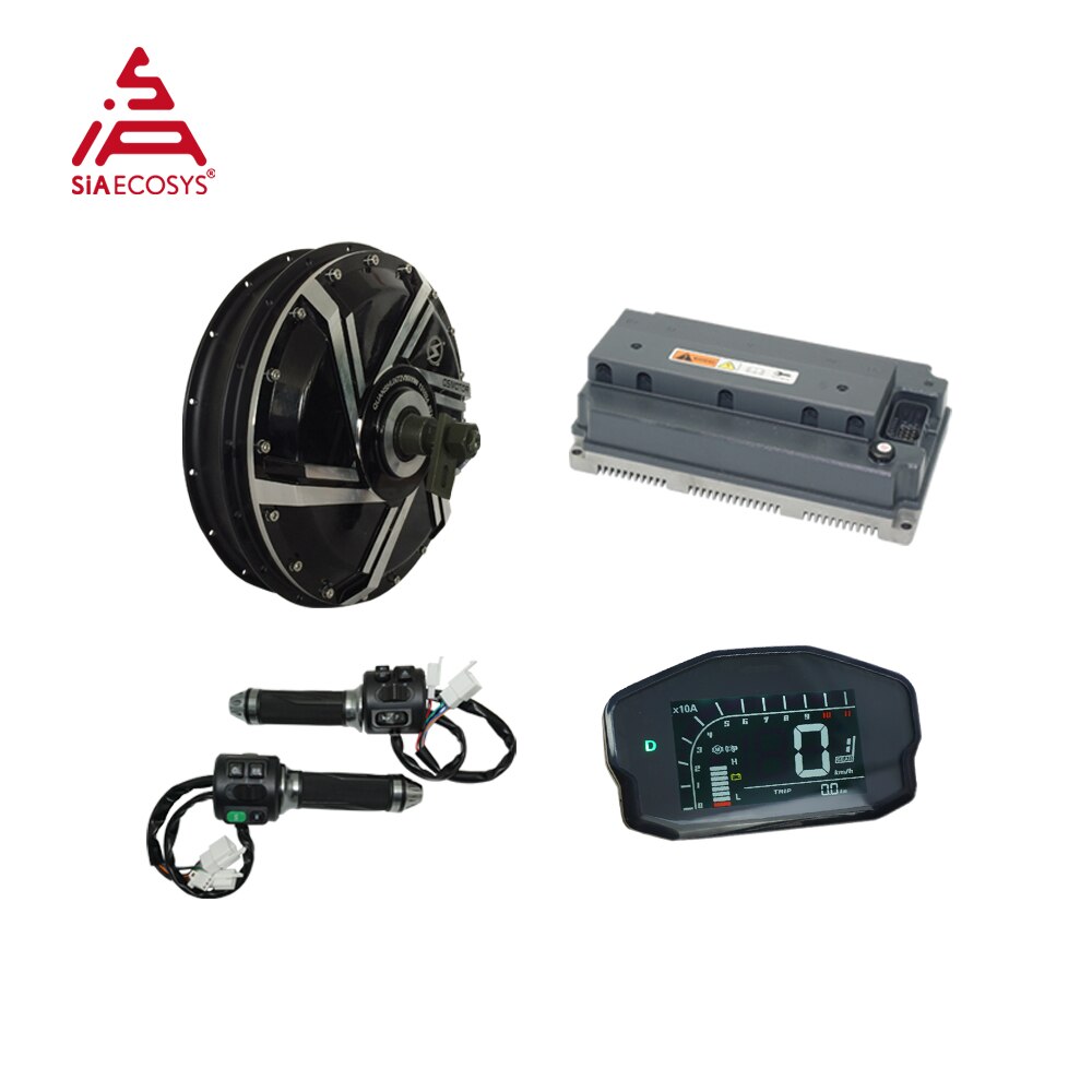 QSMOTOR 273 8000W V3 72V 120kph High Speed E-Motorcycle Spoke Hub Motor with EM200-2 Controller Conversion Kit