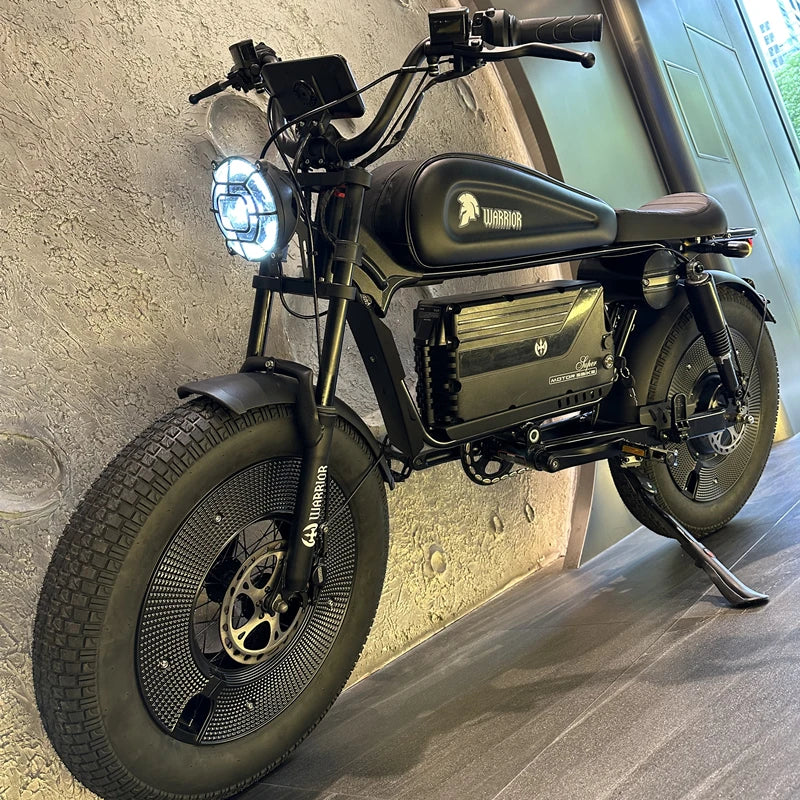 Himoto New models Anti slip wide tire 1500w electric bicycle 48v 60a snowmobile Off road outdoor commuting vehicle E bike