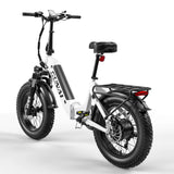 GUNAI GN20 Electric Bicycle 4.0*20inch Fat Tire Foldable Ebike 500W 48V 15Ah Off Road City SnowElectric Bike in Poland Warehouse