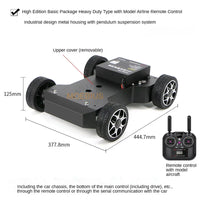25KG Load Ackerman Robot Car ROS Unmanned Vehicle Chassis Industrial CNC Machining Shell Swing Suspension Omnidirectional Car