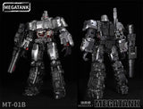 New Transformation Toys Robot Megatank MT01B Monocrat Megat-tron Tank Transform Robot MT-01B Dark Ver. Action Figure in stock