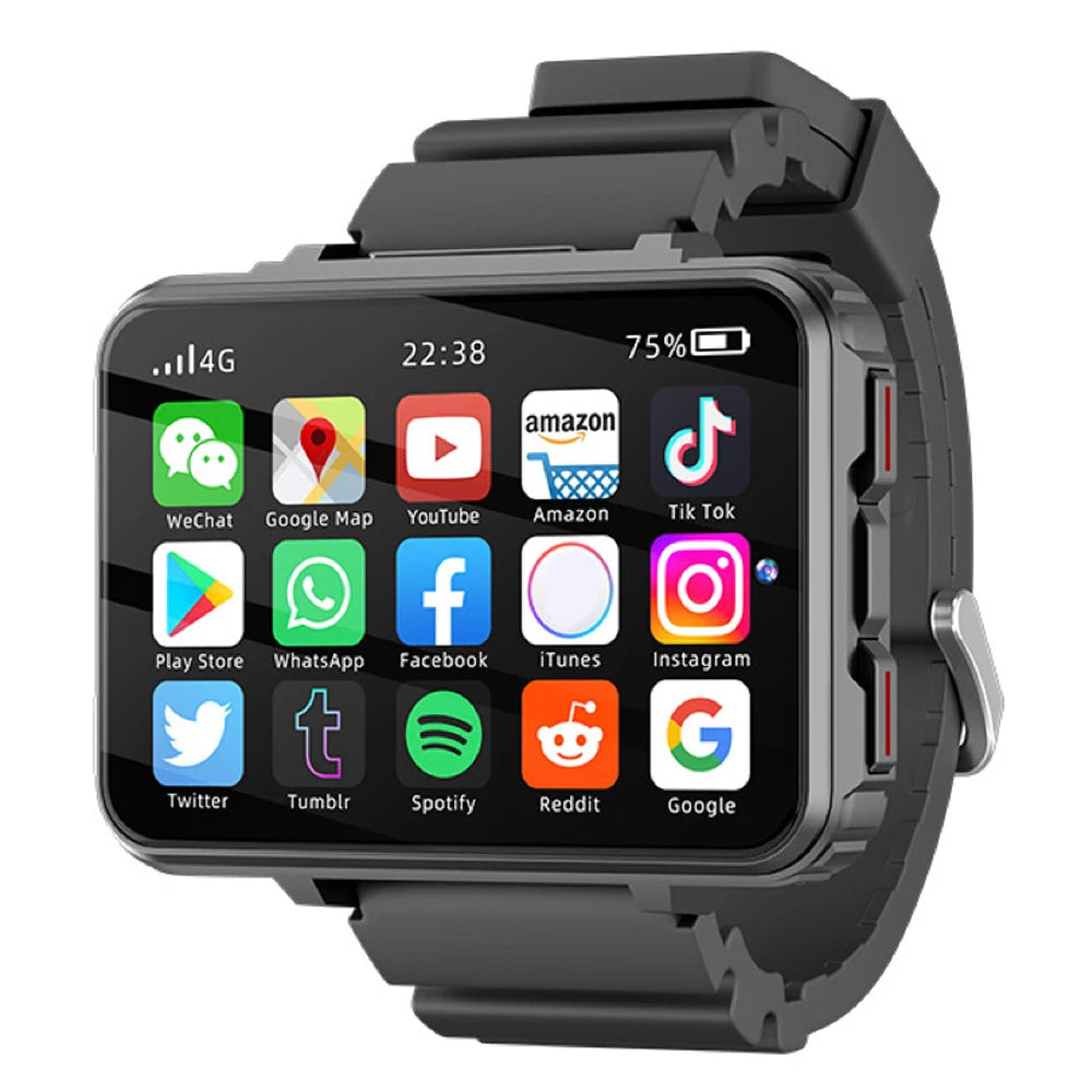 4G 2. 4Inch AMOLED Screen Smart Watches GPS Wifi SOS Android IOS Phone 4GB 64GB Camera 1400mah Battery Smartwatch Men Waterproof
