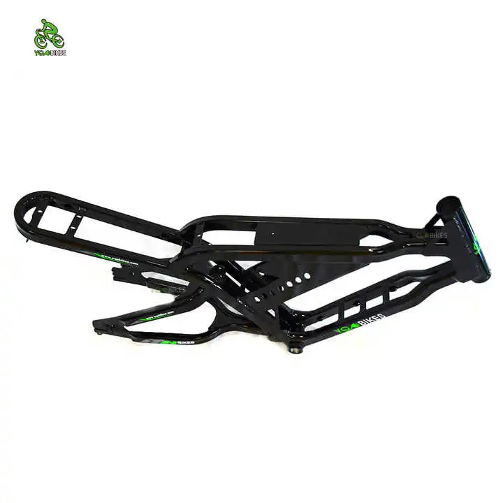 YQEBIKES Full Suspension Beach Bicycle Frame 20Inch Electric Big Tire City Bike Frame Ebike MTB Frameset