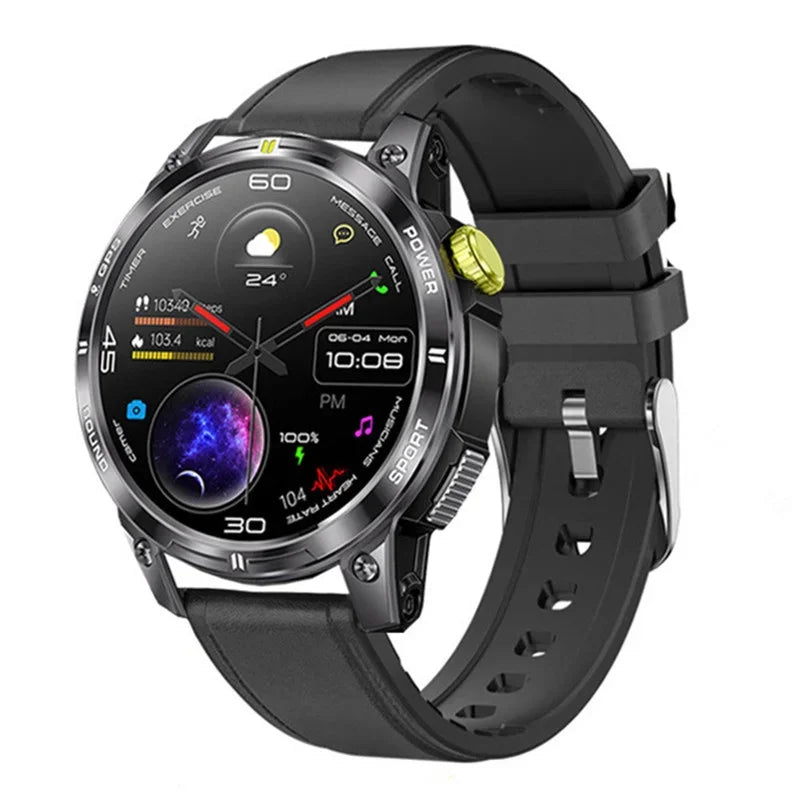 Gaines NX18 Pro Smart Watch Amoled Screen Men Outdoor GPS Sports Tracke Compass Bluetooth Call 400mAh Long Standby Smartwatch