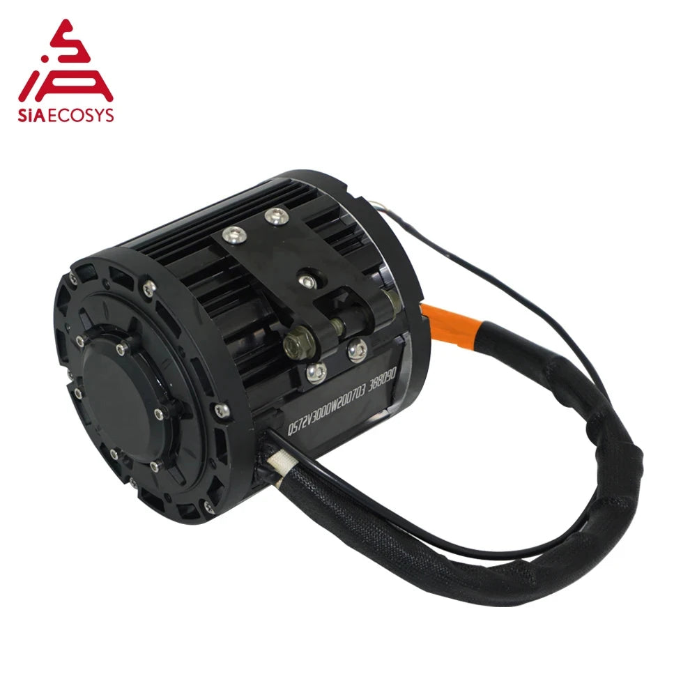 Sales Clearance ! QS motor 138 3000W 70H V1 Mid Drive Motor spline shaft with 428 14T sprocket