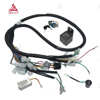 SiAECOSYS Liquid Cooled 138 90H 4000W 72V 110KPH Mid drive Motor conversion fit EM200-2sp Controller