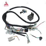 QSMOTOR Liquid Cooled 138 90H 4000W 72V 110KPH Mid drive Motor conversion fit EM200-2sp Controller