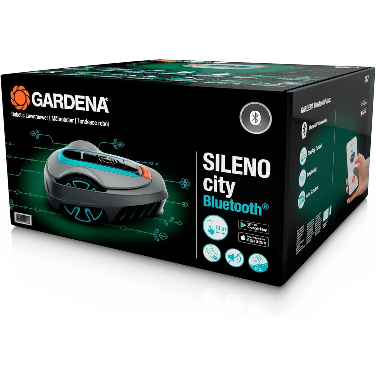 15010-20 SILENO Life - Automatic Robotic Lawn Mower with Bluetooth app and Boundary Wire, The quietest in its Class 16,200 Sq Ft