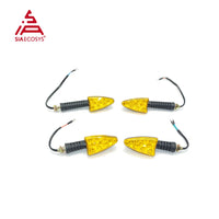 SIAECOSYS 12V Universal Motorcycle Turning Signal Lights LED Indicator for Scooter and Motorcycle Accessories