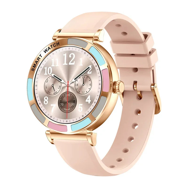 Gaines H20 Women Fashion Smart Watch Bluetooth Calling Wristwatch Health Monitoring AI Voice Sports Fitness Lady Luxury Smartwat