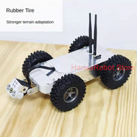 Wireless Reconnaissance Pipeline Detection Robot Car Chassis HD Image Transmission 200m Remote Control Mecanum Wheel Car