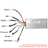 KT Brushless Controller 36V 48V Electric Bike 1000W 3000W Sine Wave Hall Sensor 50A 18 Mosfet E Scooter Controller Accessories