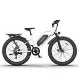 AOSTIRMOTOR S07-G Electric Bike 750W Motor 48V 13Ah Ebike 26In 4.0 Fat Tire Mountain Bike With Rear Shelf Cruiser City Bicycle