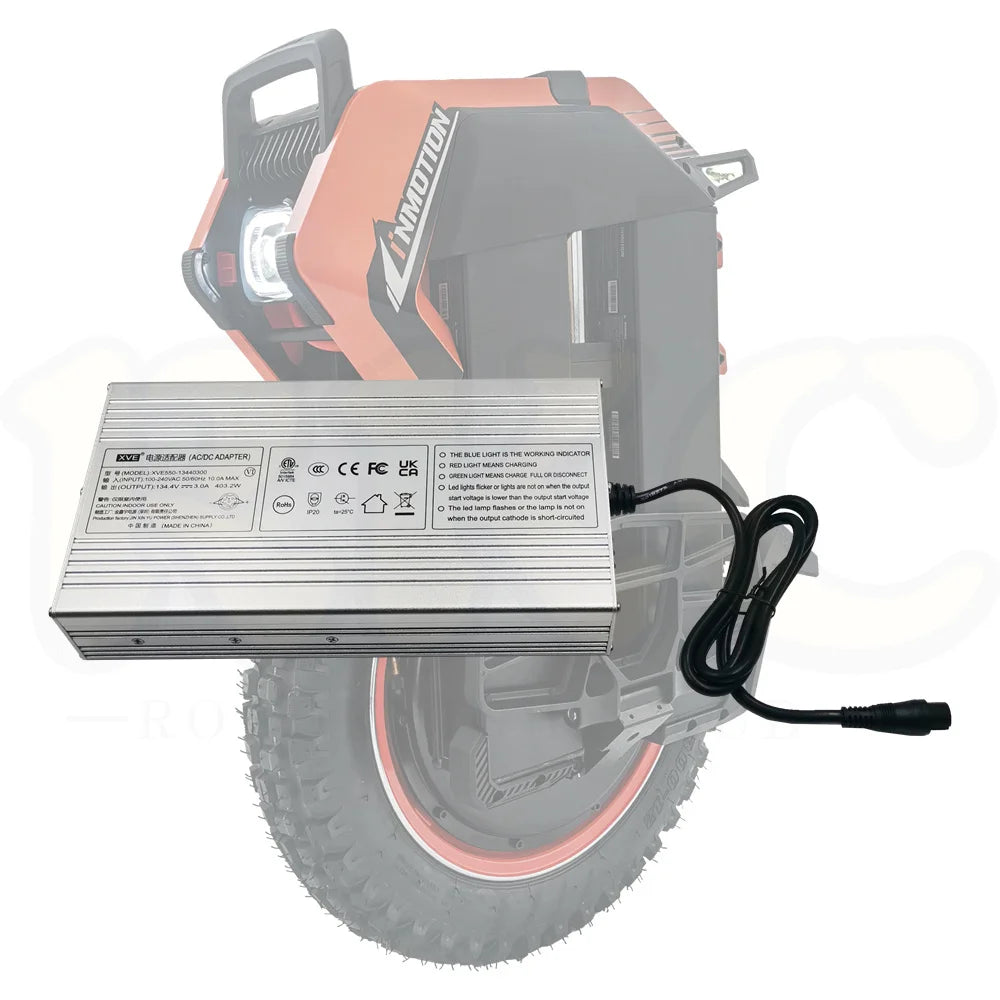 INMOTION Adventure V14 134.4V 3A Original Charger Aeronautical 6 Holes EUC V14 134.4V 3A Charger Electric Unicycle Parts