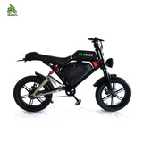 YQEBIKES Black 20inch Fat Tire 1000W 20Ah Electric Bicycle 48v ebike Battery Racing Full Suspension Snow Mountain Bike