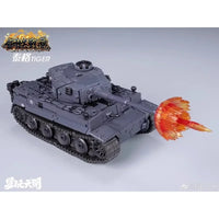 Steel Battle Soul Tiger Transformation Toy metalsoul Robot Vajra Tiger Tank Transformation Robot Alloy Finished Product Model