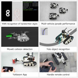 Yahboom Transbot SE ROS Robot AI Vision Tank Car with 2DOF Camera PTZ Can MoveIt Simulation for Jetson NANO B01 and RaspberryPi5