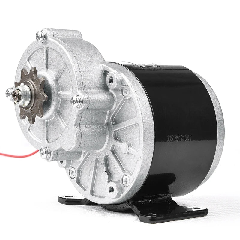 Speed Brush Motor 250W 24V 36V DC Brushed Gear Motor for E-bike Scooter Bike with Iron Bracket Holder MY1016Z2