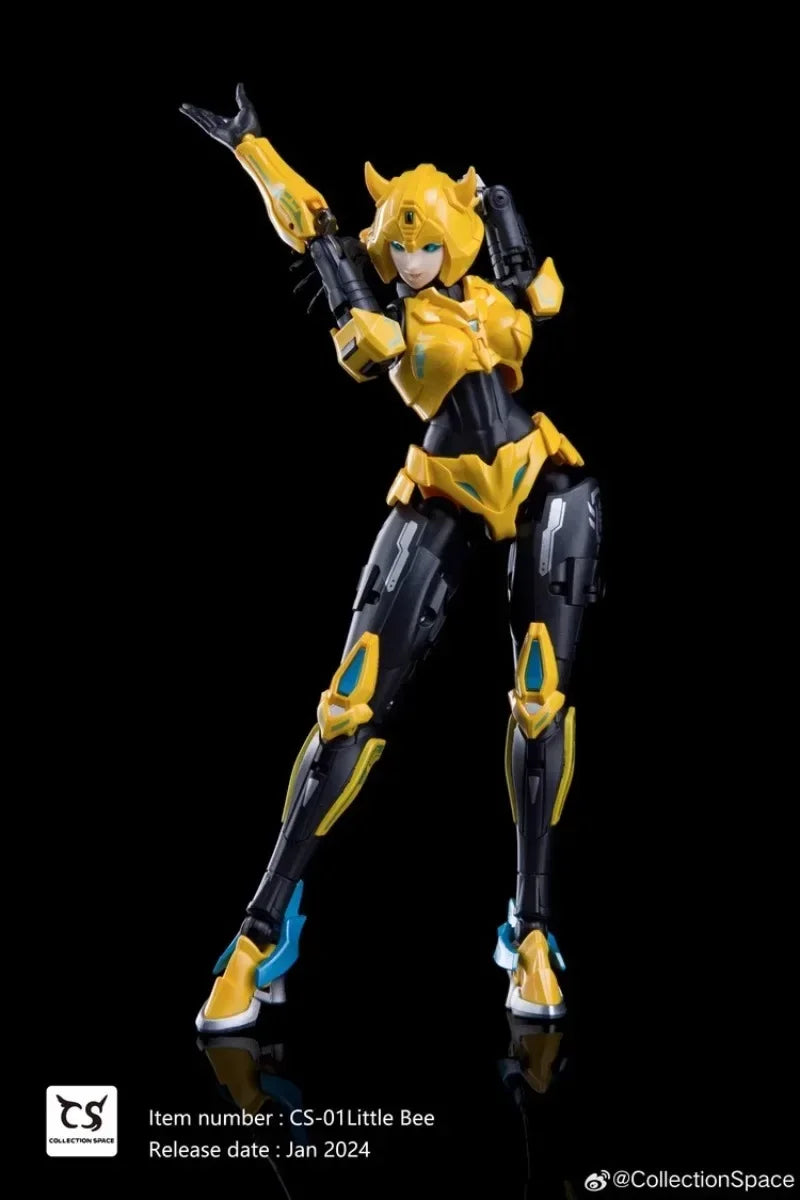 In stock Transformation Toy Hermosa Space Transformation Robot Action CS-01 CS01, 17.5 cm Action Figure Toy Collection Gift