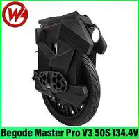 2024 Upgrade Begode Master Pro V3 50S 134.4V 4800Wh Battery 5000W C40 Motor Power 22inch Tire 80MM Suspension Upgrade 36 MOS EUC