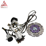 QSMOTOR 205 3000W 72V90kph 2wd Dual Hub Motor with ND72360 Controller Kits for Small Electric Car