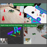 2022 JetHexa ROS Hexapod Robot Kit Powered by Jetson Nano with Lidar Depth Camera Support SLAM Mapping and Navigation Hiwonder