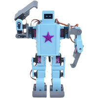 12 DOF Biped Humanoid Robot can Dance Walk Control Open Source Mixly Graphical Programming Voice Robot Toy For Arduino