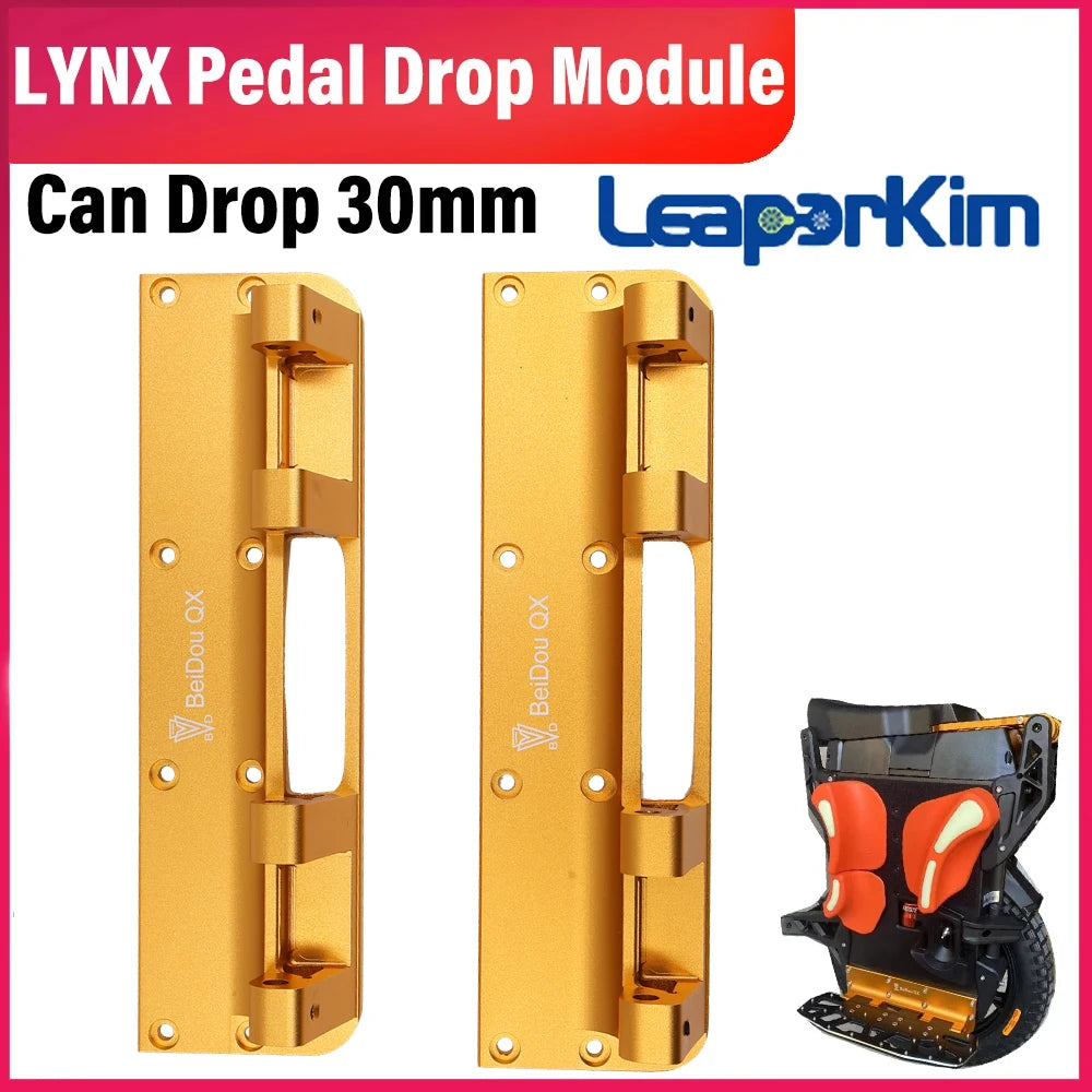 LeaparKim LYNX Pedal Drop Module Can Drop 30mm Electric Unicycle Pedal Drop Module Lynx EUC Parts Accessories BD Customization